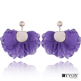 Изображение Kolczyki jedwabne E01363