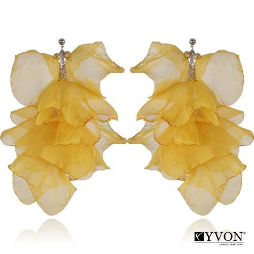 Изображение Kolczyki jedwabne E00933