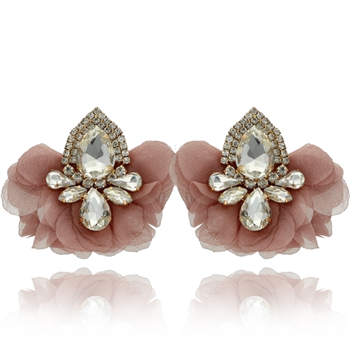 Picture of Kolczyki jedwabne z kryształami E99875