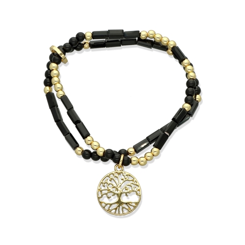 Obrazek Bransoletka z agatami B98834