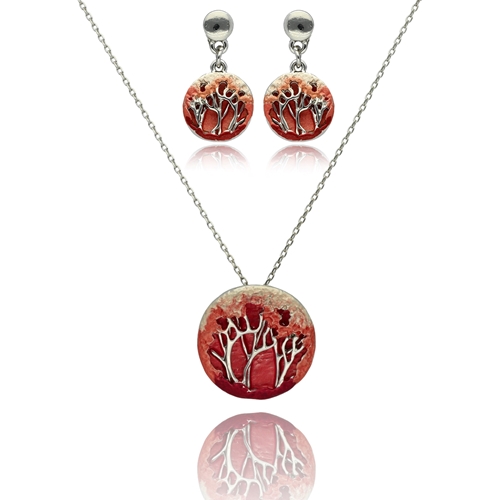 Изображение Biżuteria artystyczna komplet S99010