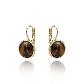 Bild von Kolczyki TIGER EYE E98231