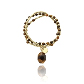 Obrazek Bransoletka TIGER EYE B98231