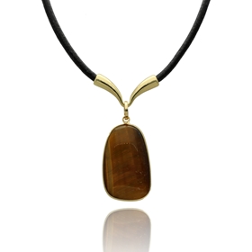 Bild von Naszyjnik TIGER EYE N98227a