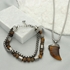 Picture of Bransoletka męska TIGER EYE BM98950