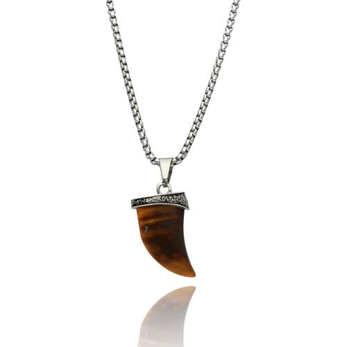 Picture of Naszyjnik męski TIGER EYE NM98950