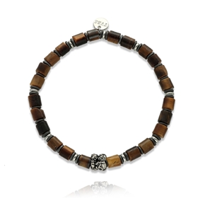 Picture of Bransoletka męska z tiger eye BM97727