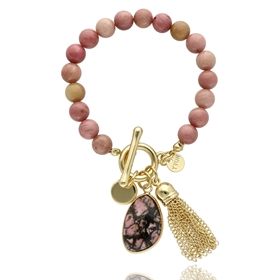 Obrazek Bransoletka z rodonitem B97511