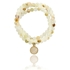 Obrazek Bransoletka z jadeitem mlecznym B97510