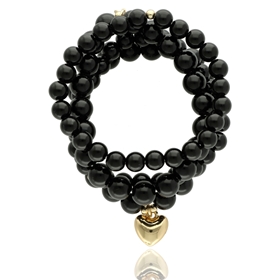 Изображение Bransoletka z agatem czarnym B97506