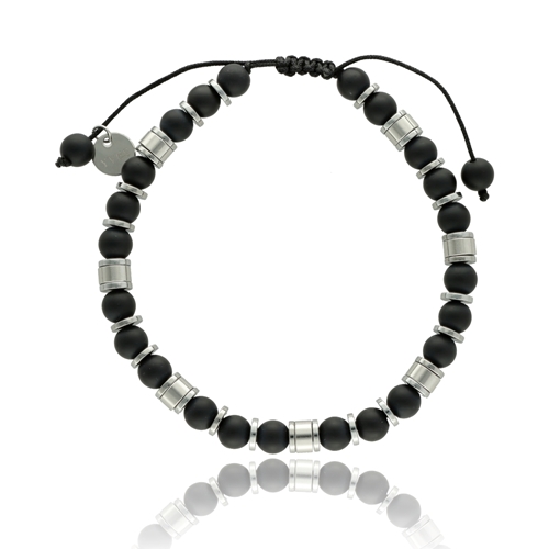 Picture of Bransoletka męska z  agatami BM97722