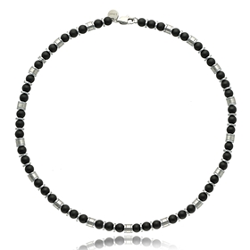 Picture of Naszyjnik męski z agatami NM97722