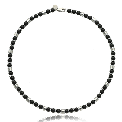 Picture of Naszyjnik męski z agatami NM97722