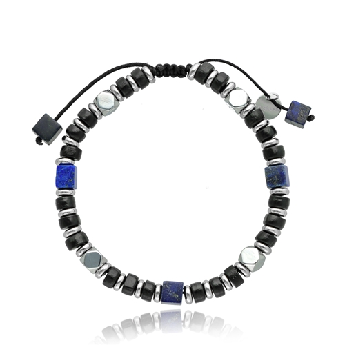 Picture of Bransoletka męska z  lapisem Lazuli BM97719