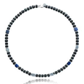 Picture of Naszyjnik męski z lapisem Lazuli NM97719