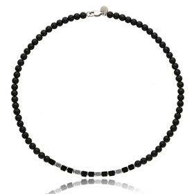 Picture of Naszyjnik męski z agatami NM97718