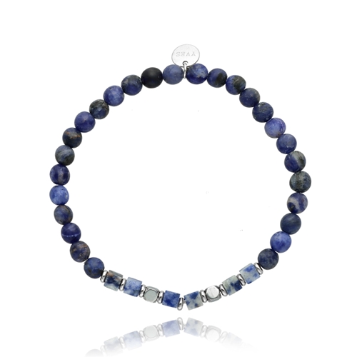 Obrazek Bransoletka męska z sodalitami BM97717