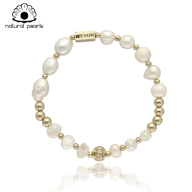 Obrázok pre výrobcu Bransoletka z pereł naturalnych B97413b