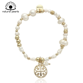 Obrázok pre výrobcu Bransoletka z pereł naturalnych B97412b