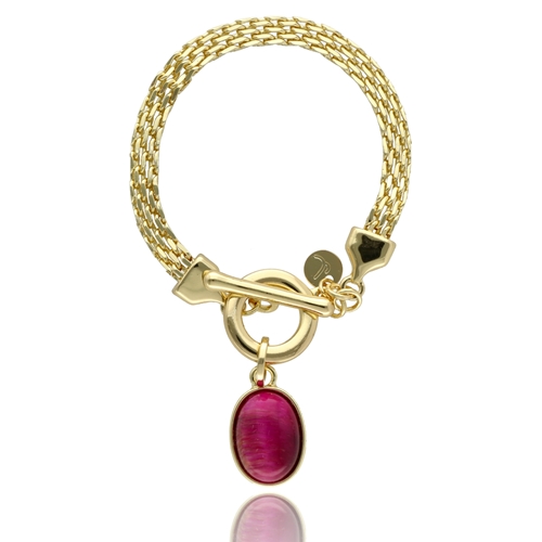 Obrazek Bransoletka z tygrysim okiem B97523