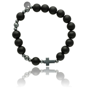 Obrázok pre výrobcu Różaniec na rękę męski ROZ385