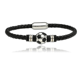 Obrázok pre výrobcu Bransoletka męska ze skóry BM97111