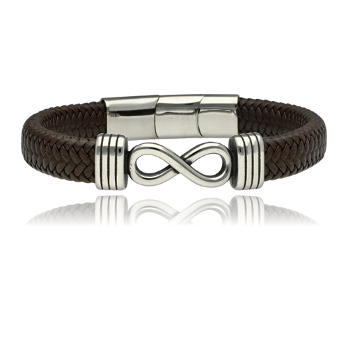 Picture of Bransoletka męska ze skóry BM97104