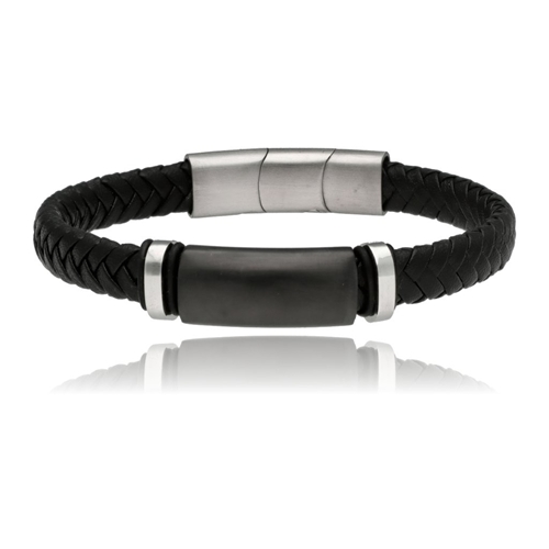 Picture of Bransoletka męska ze skóry BM97101