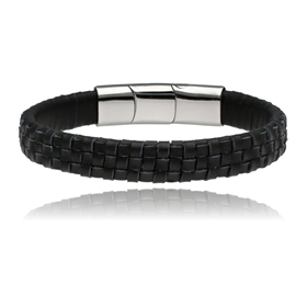 Obrázok pre výrobcu Bransoletka męska ze skóry BM97100
