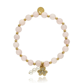 Bild von Bransoletka z kwarcem i perłami B97695