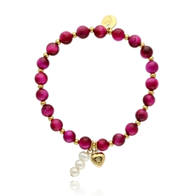 Bild von Bransoletka z różowym tygrysim okiem B97694