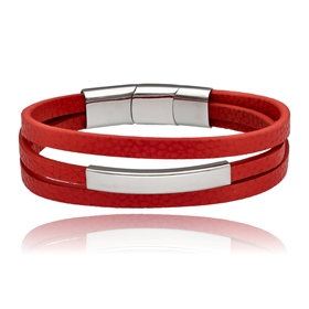 Picture of Bransoletka męska ze skóry BM97164