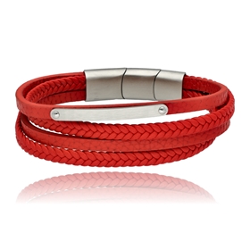 Picture of Bransoletka męska ze skóry BM97159