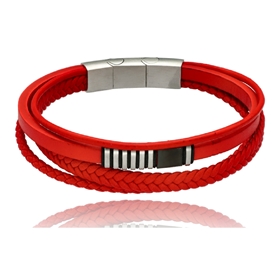 Picture of Bransoletka męska ze skóry BM97154