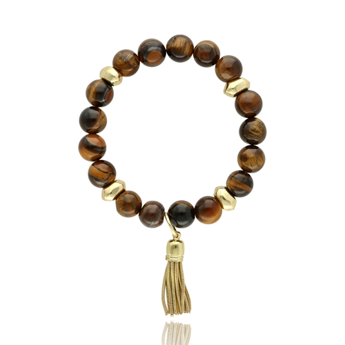 Obrazek Bransoletka z tygrysim okiem B97113