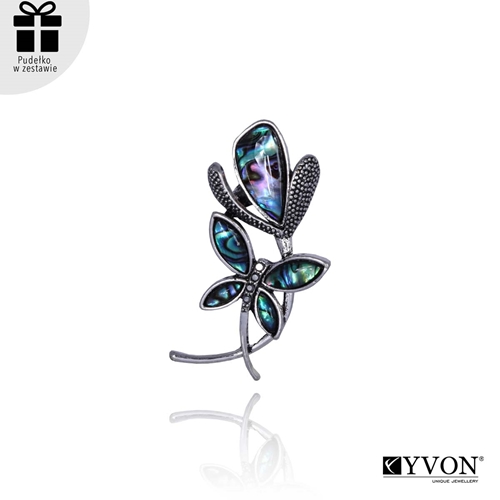 Picture of Broszka z muszli naturalnej Abalone BR03504