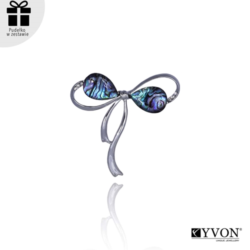 Picture of Broszka z muszli naturalnej Abalone BR03506