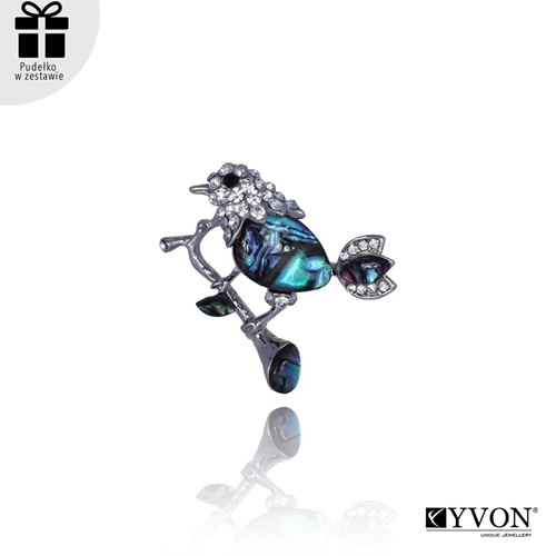 Picture of Broszka z muszli naturalnej Abalone BR03510