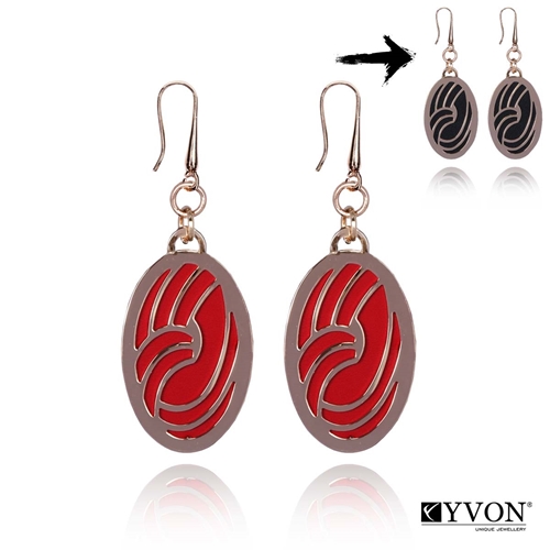 Obrazek Kolczyki dwustronne E03231