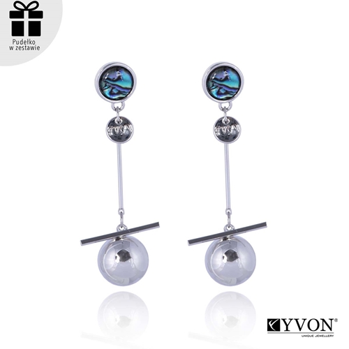 Image sur Kolczyki z muszli abalone E03035