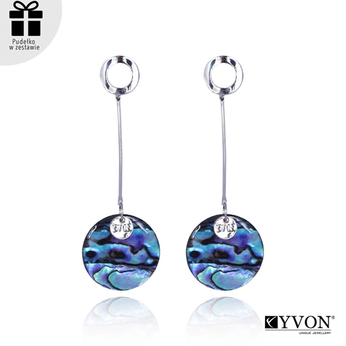 Obrazek Kolczyki z muszli abalone E03030