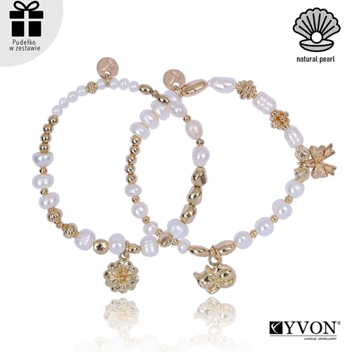 Изображение Zestaw bransolet perła naturalna B02692