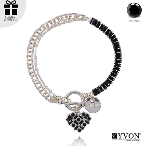 Obrazek Bransoletka z cyrkoniami B01512