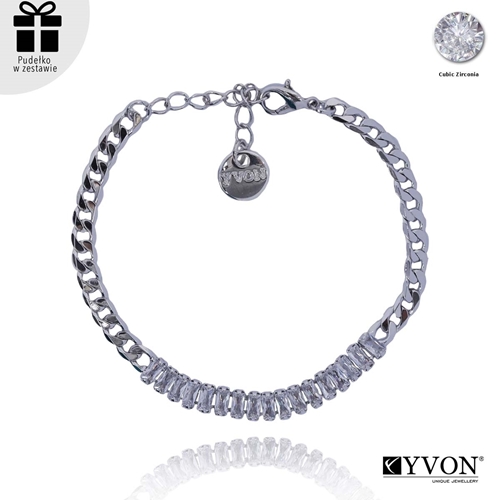 Obrazek Bransoletka z cyrkoniami B01506