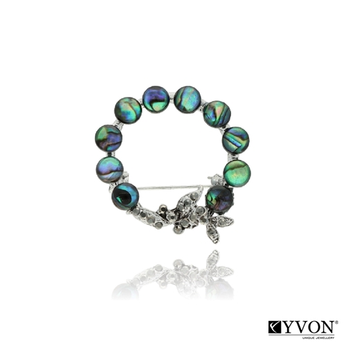 Obrazek Broszka z muszlą Abalone BR00622