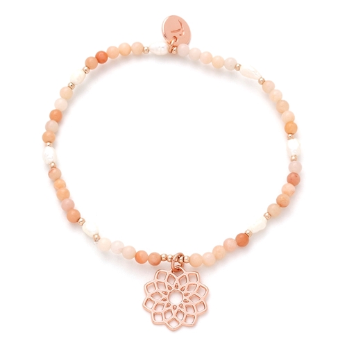 Изображение Bransoletka z kamieni i pereł B00311