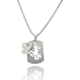 Изображение Naszyjnik męski ze stali ZODIAK NM99912