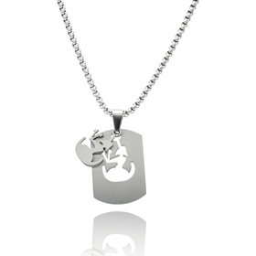 Изображение Naszyjnik męski ze stali ZODIAK NM99908