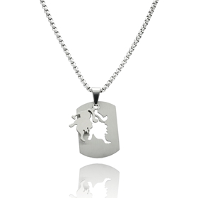 Изображение Naszyjnik męski ze stali ZODIAK NM99907