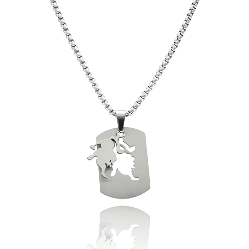 Image sur Naszyjnik męski ze stali ZODIAK NM99907